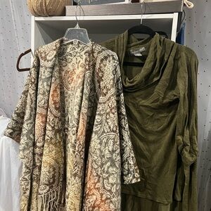 Bundle Deal Elegant Multicolor Tapestry Throw OSF most GreenTop Kate & Mallory L